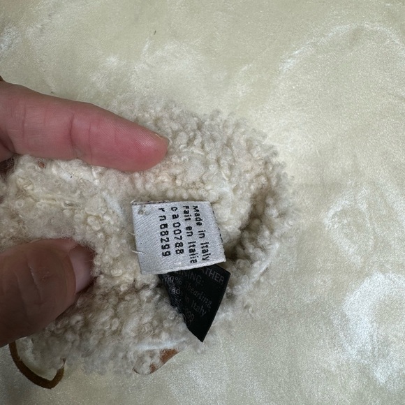 Portolano Italy Leather Shearling Gloves - Picture 12 of 13